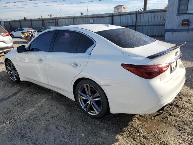 INFINITI Q50 LUXE 2019 white  gas JN1EV7AP6KM542147 photo #3