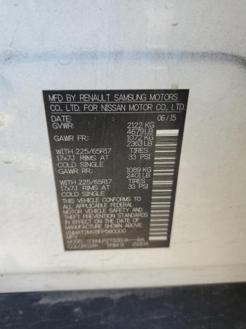 2015 NISSAN ROGUE S - KNMAT2MV8FP580000