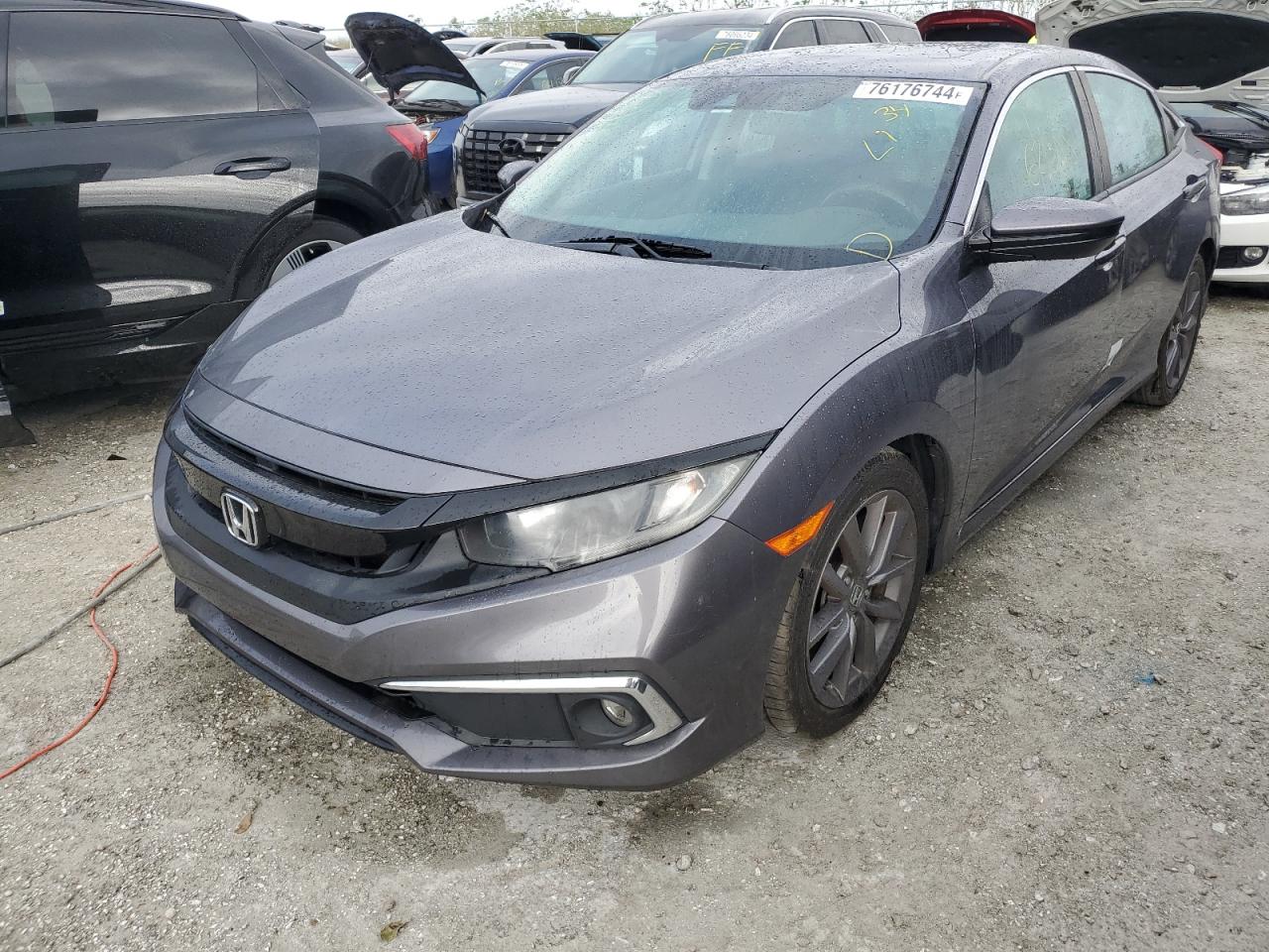 Lot #3028076510 2019 HONDA CIVIC EX