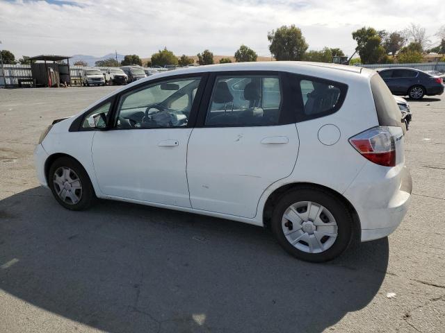 HONDA FIT 2013 white  gas JHMGE8H35DC065314 photo #3