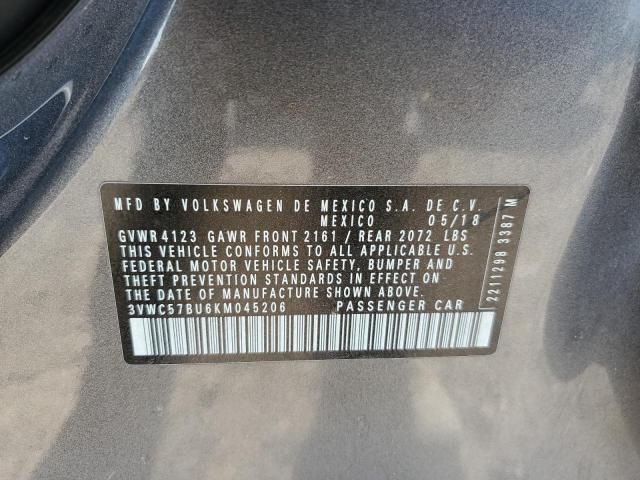 2019 VOLKSWAGEN JETTA S - 3VWC57BU6KM045206