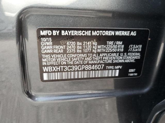 VIN WBXHT3C39GP884607 2016 BMW X1, Xdrive28I no.13