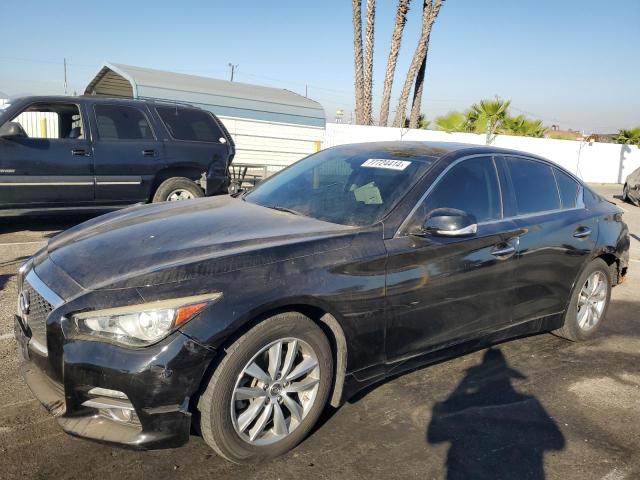 INFINITI Q50 BASE 2015 black  gas JN1BV7AR6FM416980 photo #1