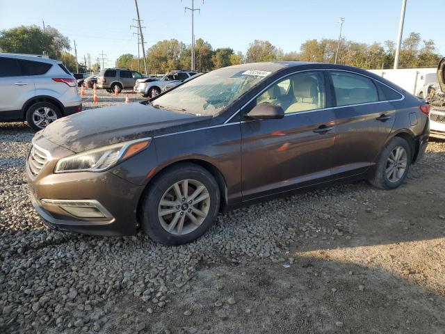 HYUNDAI SONATA SE 2015 brown sedan 4d gas 5NPE24AF5FH196412 photo #1