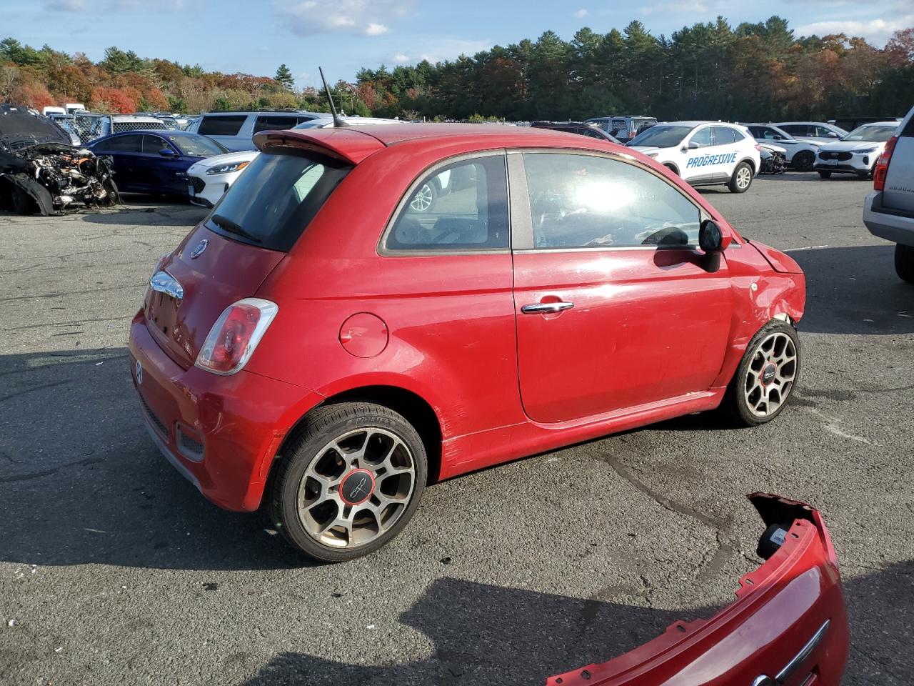 Lot #2972241146 2012 FIAT 500 SPORT