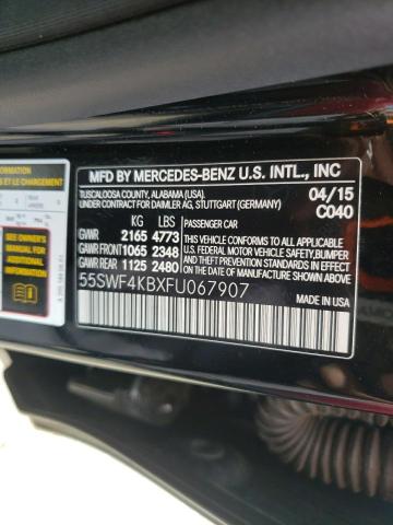 2015 MERCEDES-BENZ C 300 4MAT - 55SWF4KBXFU067907