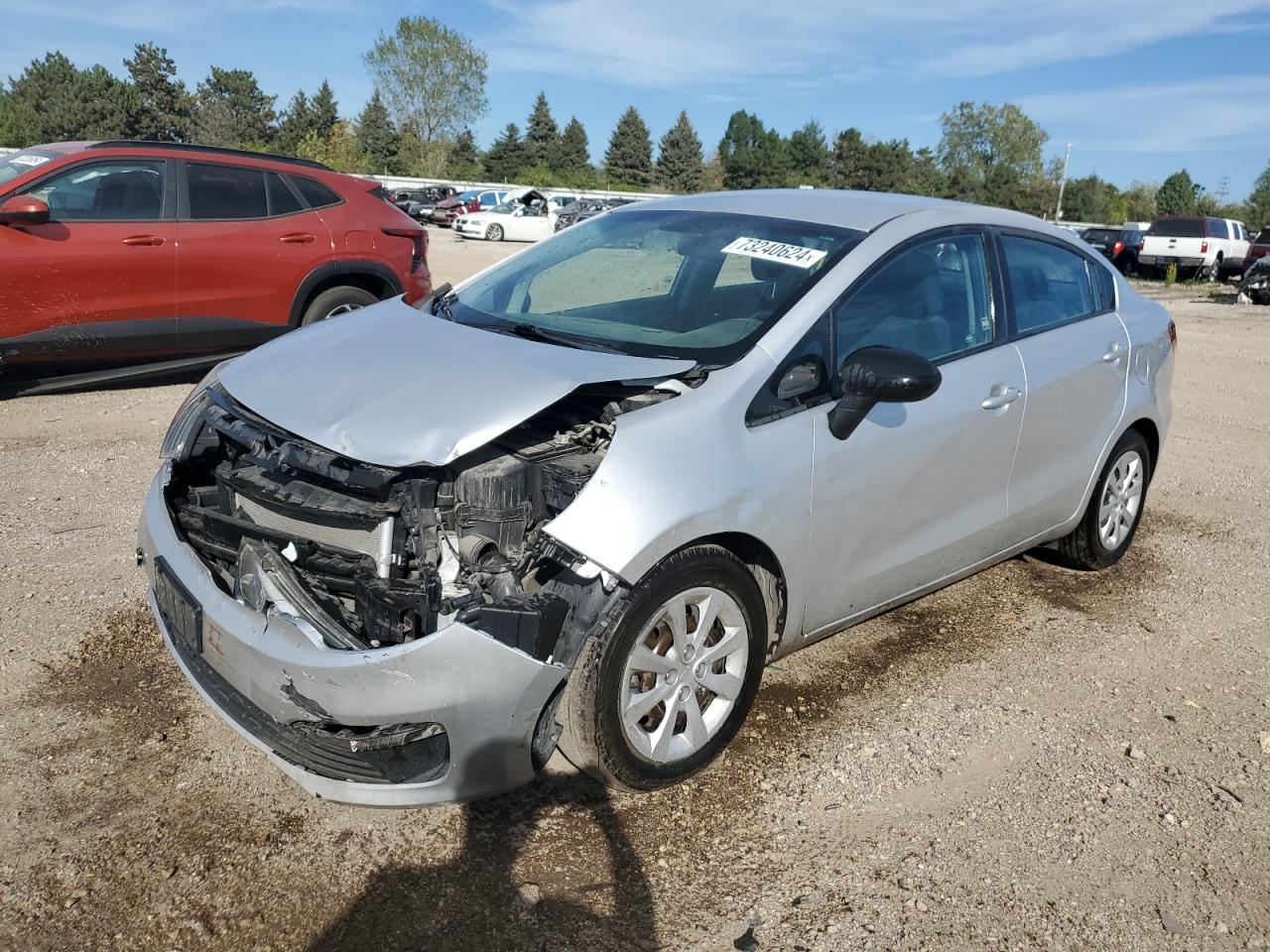 Lot #2879077961 2017 KIA RIO LX