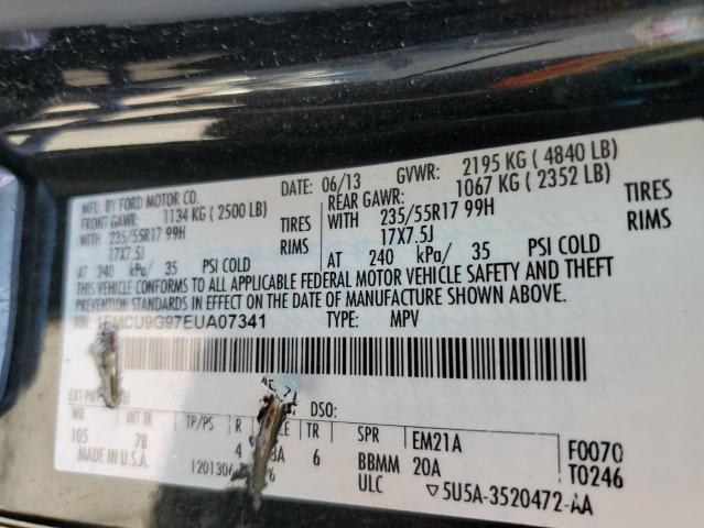 VIN 1FMCU9G97EUA07341 2014 Ford Escape, SE no.13