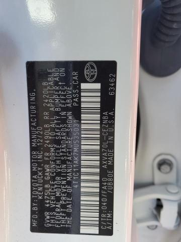 2021 TOYOTA CAMRY LE - 4T1C11AK7MU535031