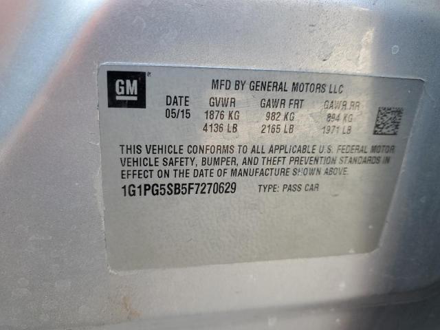 2015 CHEVROLET CRUZE LTZ - 1G1PG5SB5F7270629