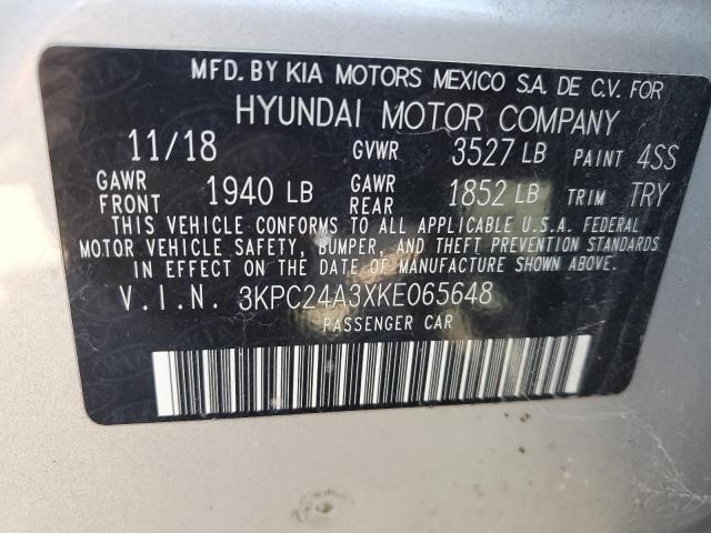 2019 HYUNDAI ACCENT SE - 3KPC24A3XKE065648