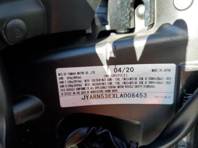 2020 YAMAHA MT09 - JYARN53EXLA008453