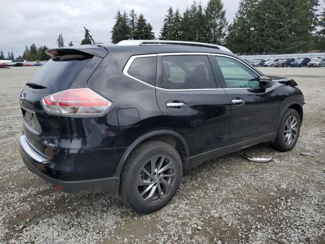 NISSAN ROGUE S 2015 black  gas 5N1AT2MV1FC892288 photo #4