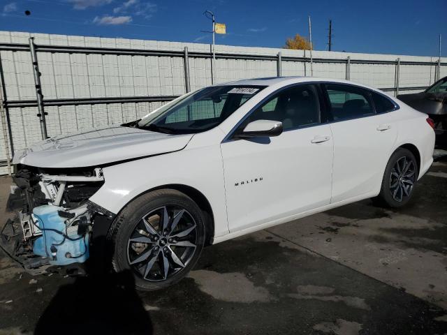 CHEVROLET MALIBU LT 2018 white  gas 1G1ZD5STXJF239305 photo #1