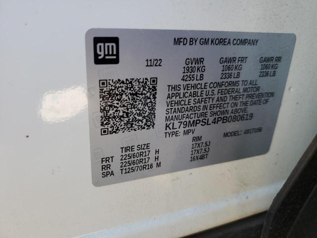 2023 CHEVROLET TRAILBLAZE - KL79MPSL4PB080619