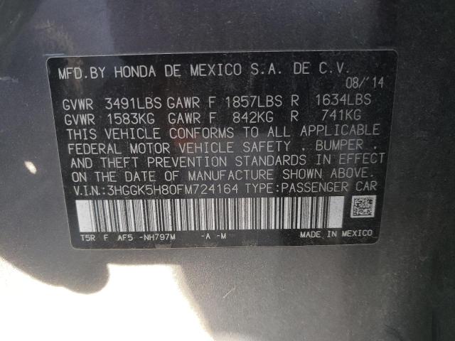 2015 HONDA FIT EX - 3HGGK5H80FM724164