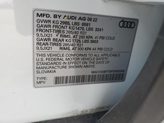 VIN WA1VXBF70PD002040 2023 AUDI Q7 no.14