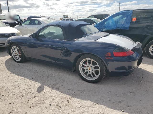 PORSCHE BOXSTER 2003 blue converti gas WP0CA29863U621514 photo #3