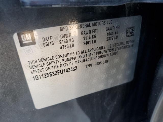 2015 CHEVROLET IMPALA LT - 1G1125S32FU143433