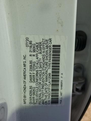 2020 HONDA ACCORD LX - 1HGCV1F11LA112049