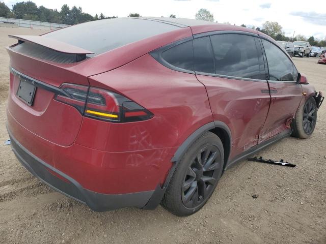 TESLA MODEL X 2023 red  electric 7SAXCDE57PF426736 photo #4