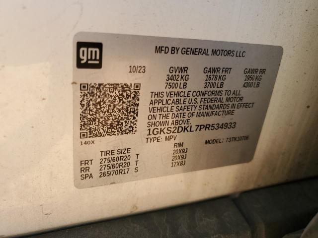 2023 GMC YUKON DENA - 1GKS2DKL7PR534933