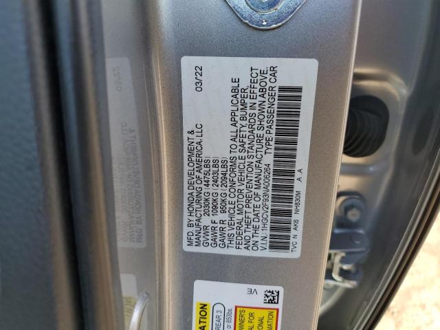2022 HONDA ACCORD TOU - 1HGCV2F93NA006264