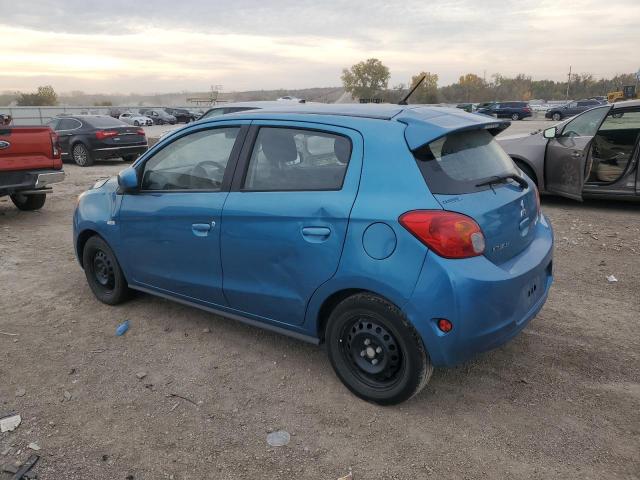 MITSUBISHI MIRAGE DE 2015 blue hatchbac gas ML32A3HJ7FH042263 photo #3