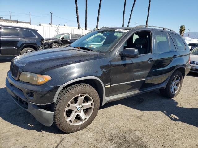 BMW X5 3.0I 2004 black  gas 5UXFA135X4LU44087 photo #1