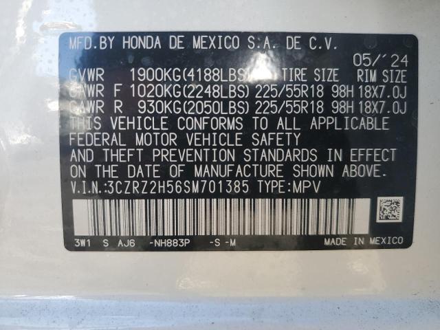 2025 HONDA HR-V SPORT - 3CZRZ2H56SM701385