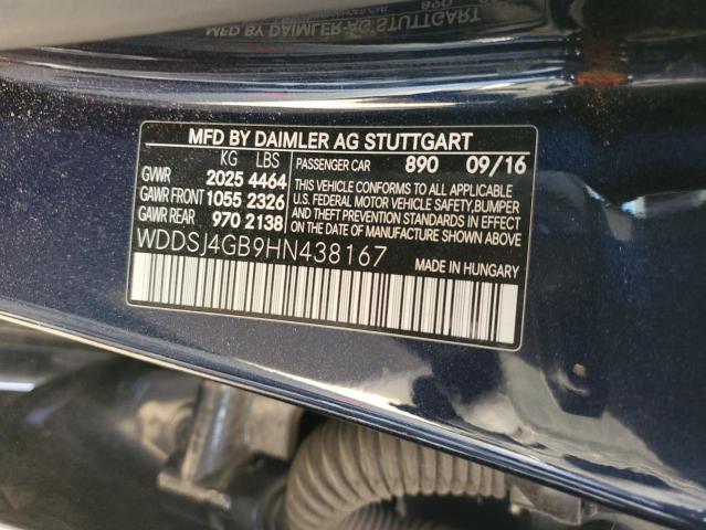 VIN WDDSJ4GB9HN438167 2017 MERCEDES-BENZ CLA-CLASS no.13