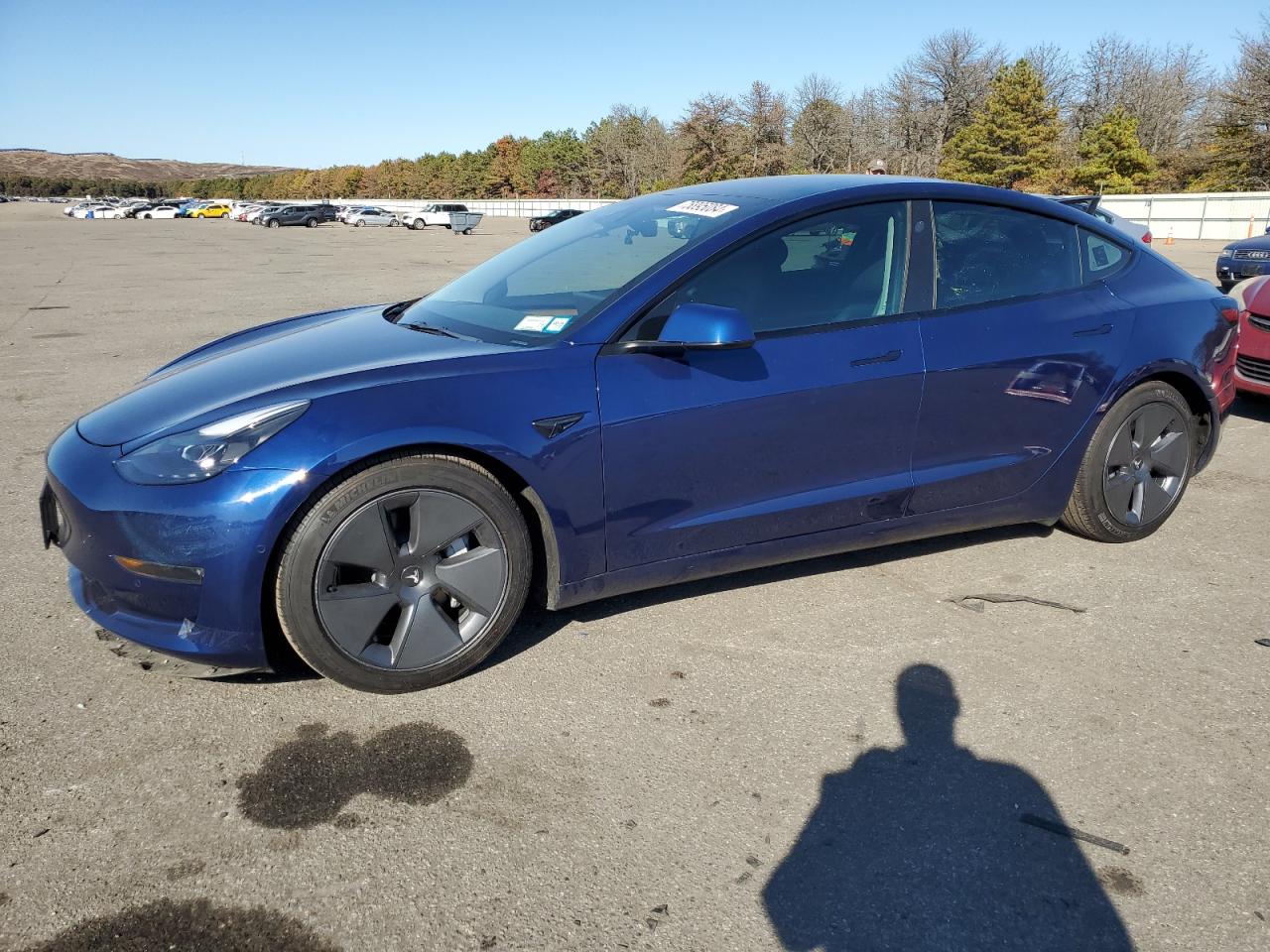 Lot #2988350797 2022 TESLA MODEL 3