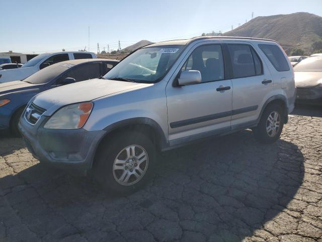 HONDA CR-V EX 2003 silver 4dr spor gas JHLRD78803C031737 photo #1