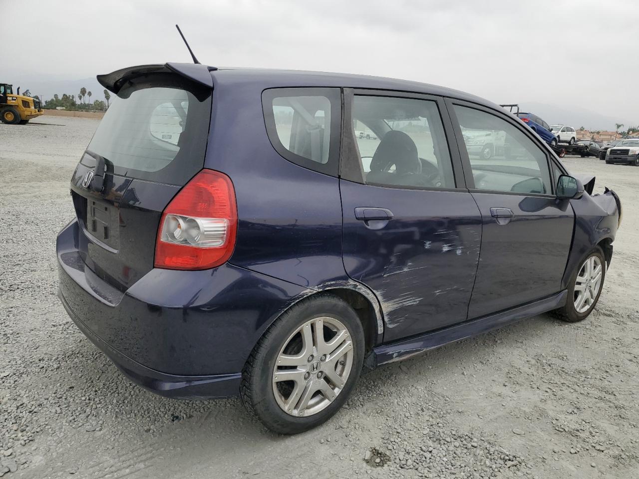 HONDA FIT SPORT 2008 purple  gas JHMGD38698S012689 photo #4