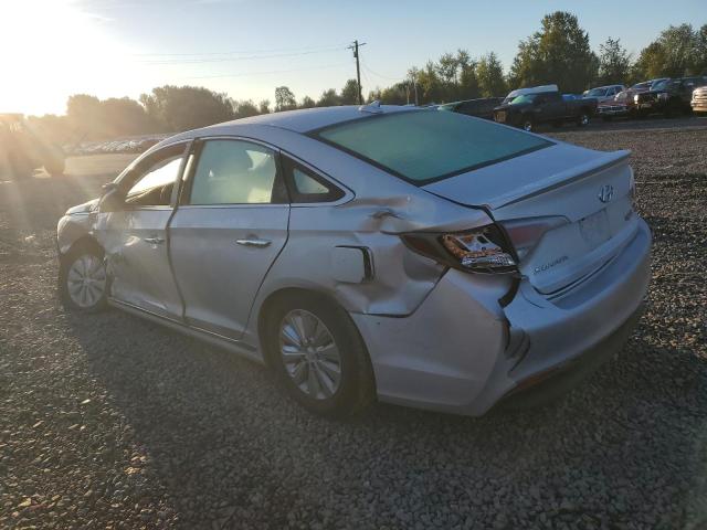 HYUNDAI SONATA HYB 2016 silver  hybrid engine KMHE24L11GA035710 photo #3