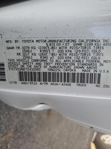 VIN 5TETX4CN2FX049921 2015 Toyota Tacoma no.12