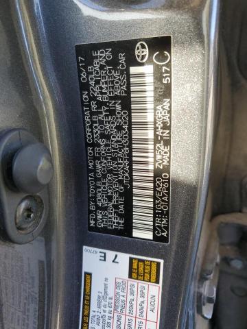 2017 TOYOTA PRIUS PRIM - JTDKARFP8H3034020