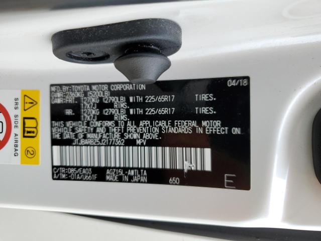 VIN JTJBARBZ5J2177362 2018 Lexus NX, 300 Base no.14