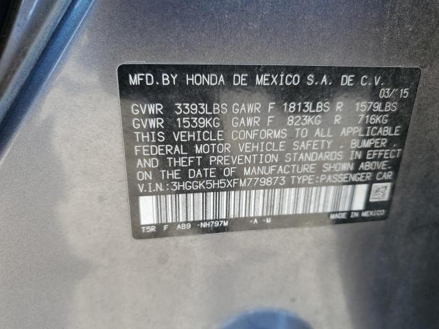 2015 HONDA FIT LX - 3HGGK5H5XFM779873