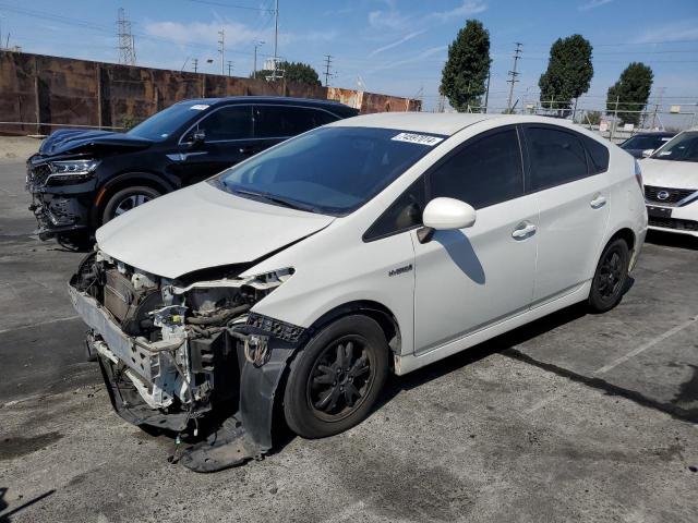 TOYOTA PRIUS 2014 white  hybrid engine JTDKN3DU5E1749239 photo #1