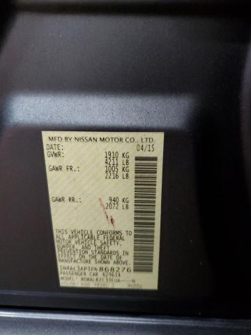 2015 NISSAN ALTIMA 2.5 - 1N4AL3AP3FN868276