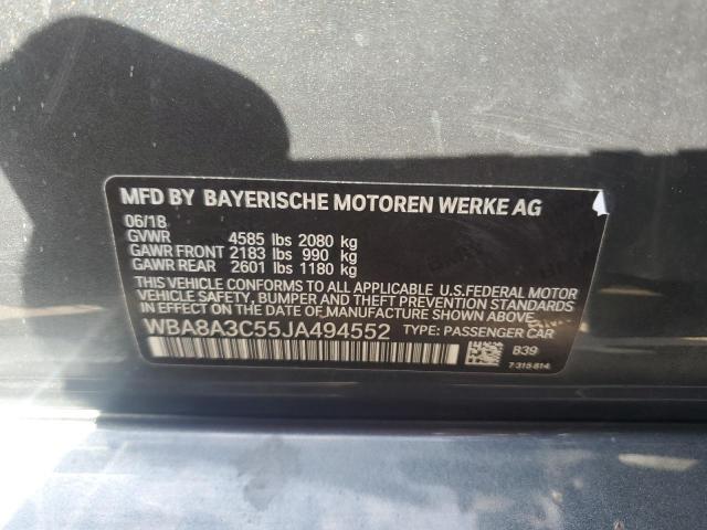 2018 BMW 320 XI - WBA8A3C55JA494552