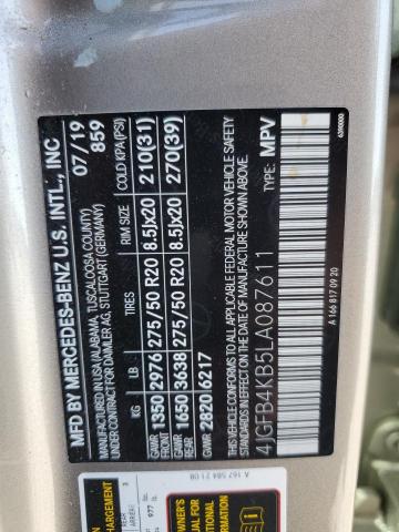 2020 MERCEDES-BENZ GLE 350 4M - 4JGFB4KB5LA087611