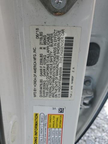 2018 HONDA ACCORD SPO - 1HGCV1F33JA202009