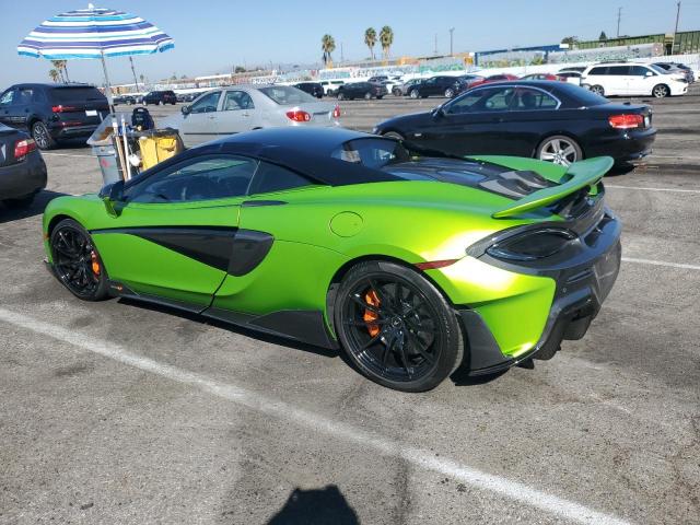 MCLAREN AUTOMOTIVE 600LT 2019 green  gas SBM13RAA3KW007247 photo #3