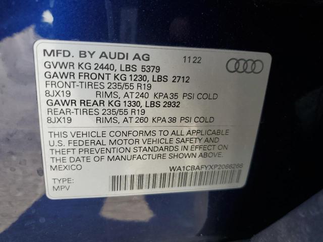 2023 AUDI Q5 PRESTIG WA1CBAFYXP2066266