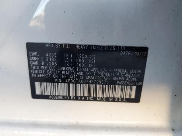 2017 SUBARU IMPREZA SP - 4S3GTAK67H3729376