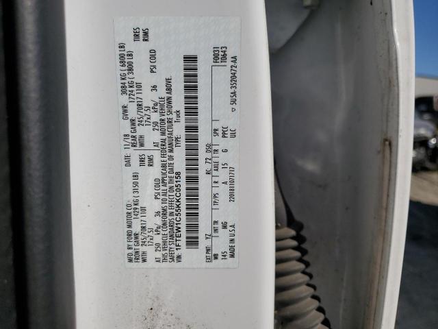 2019 FORD F150 SUPER - 1FTEW1C55KKC05158