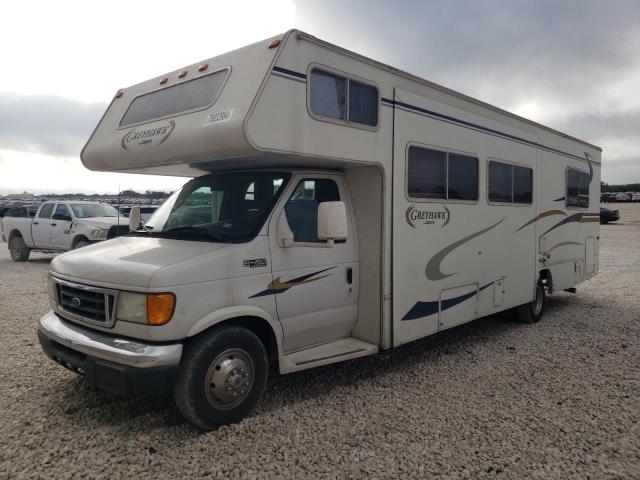 FORD MOTORHOME 2004 white  gas 1FDXE45SX4HA95073 photo #3