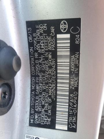 VIN JTDZN3EU1E3294391 2014 Toyota Prius no.12